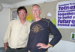 Rob Hopkins (left) and Tim Reeves